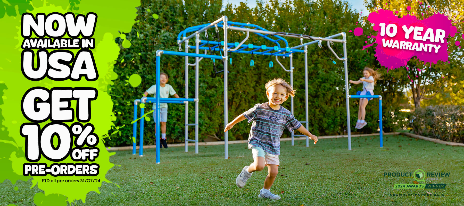 Monkey Bars | Climbing Frames | Growplay Monkey Bars USA