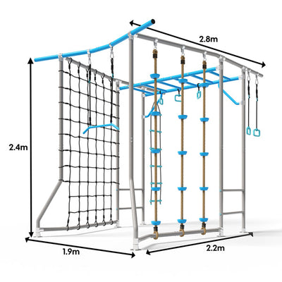 The Compact Monkey Bars | Climbing Frame For Small Backyards | Growplay ...